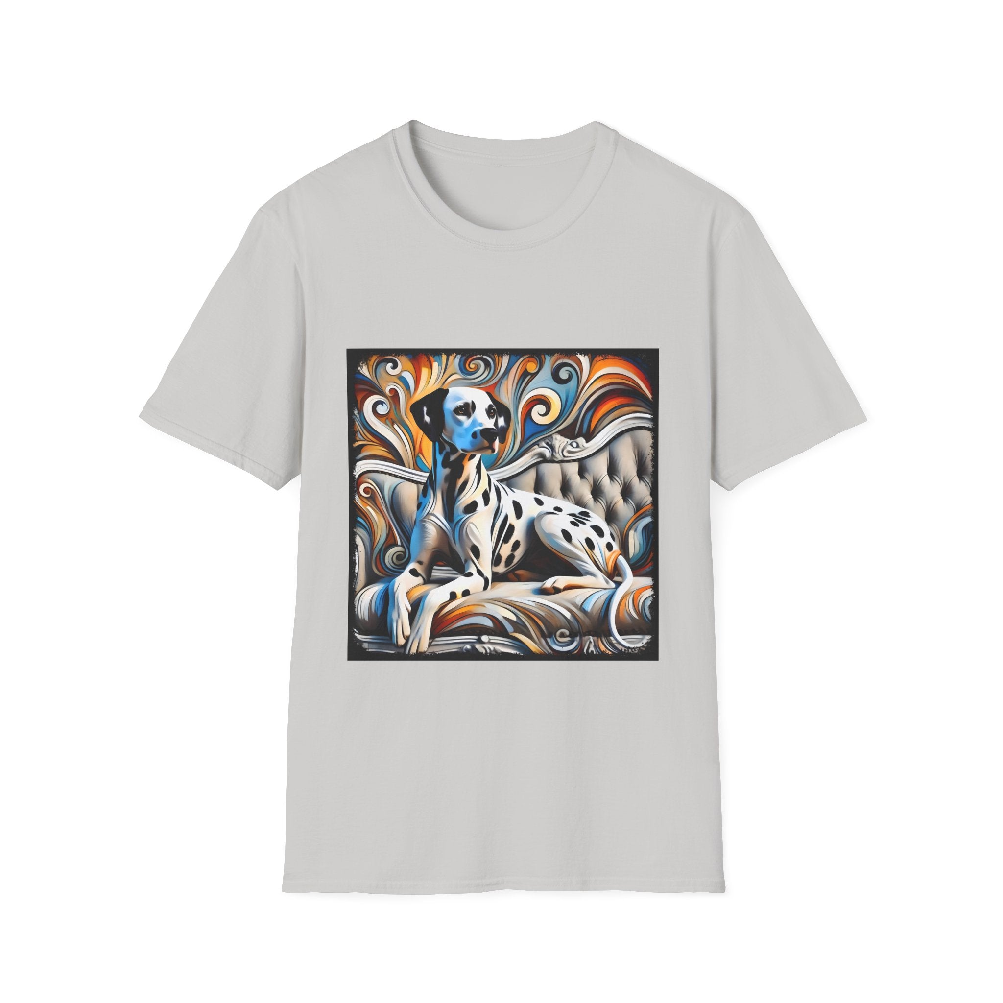 Dalmatian vivid Swirl | Unisex Dog T-Shirt