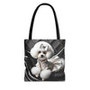 Bichon Frise Pure Class | Dog Themed Tote Bag