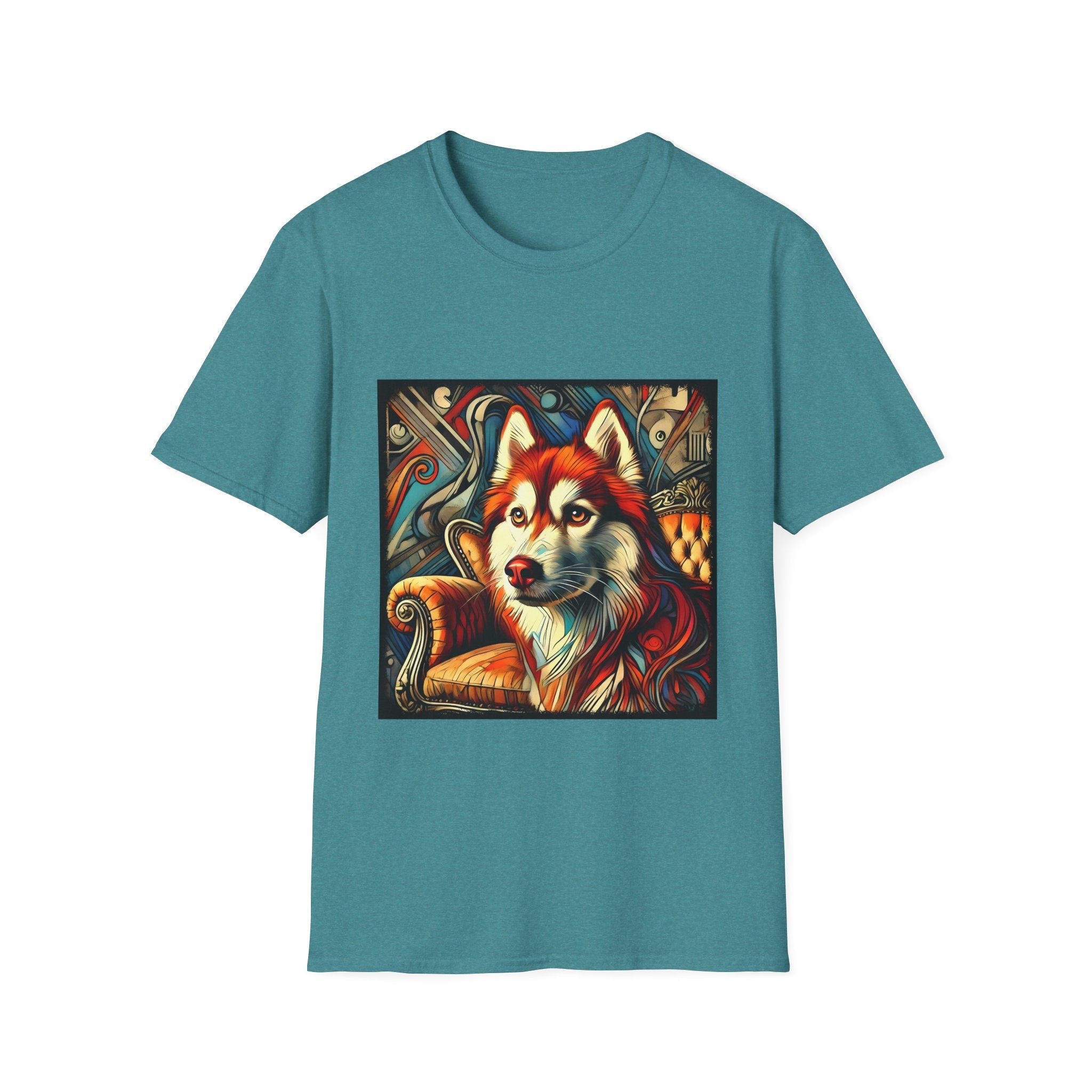 Siberian Husky Red Rebel | Unisex Dog T-Shirt