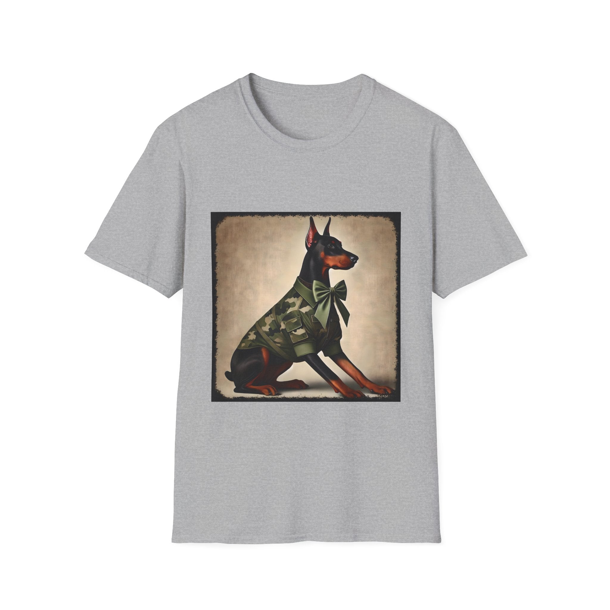Doberman Pinscher Camo Cutie | Unisex Dog T-Shirt