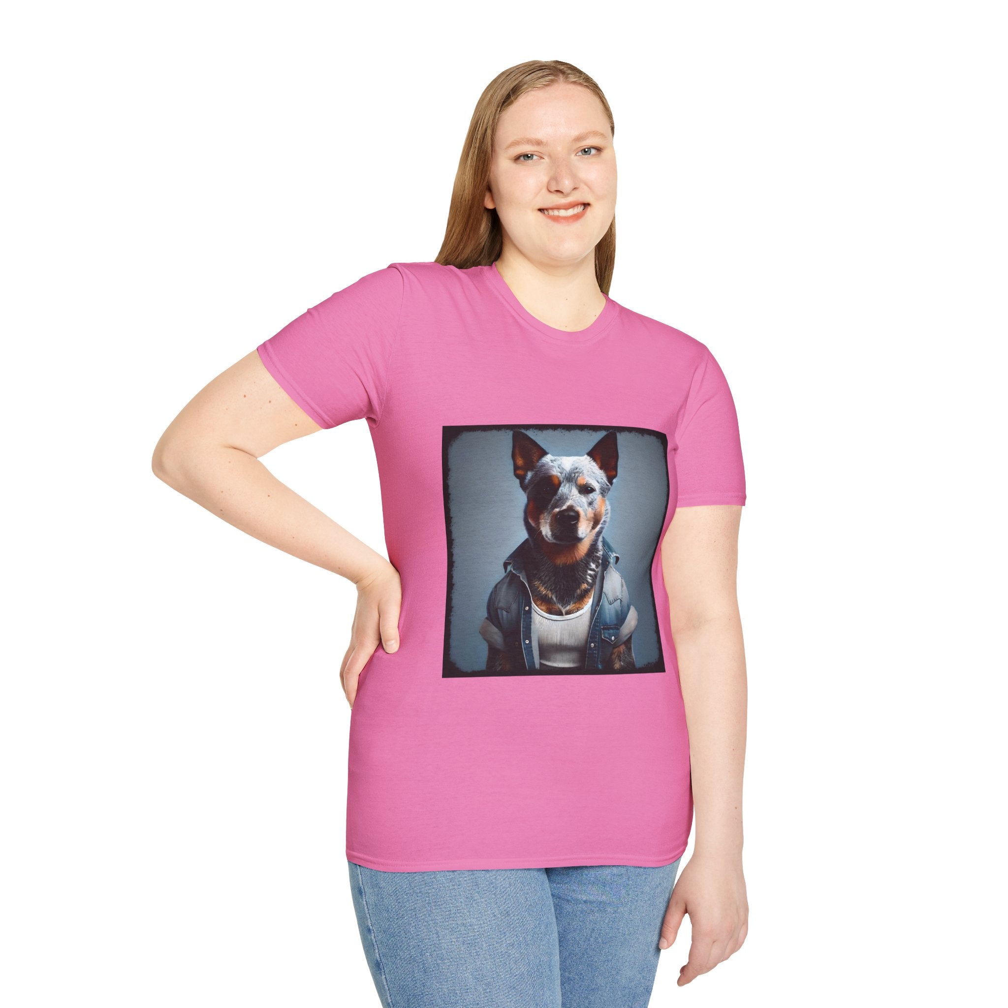 Australian Cattle Dog Denim Dude | Unisex Dog T-Shirt
