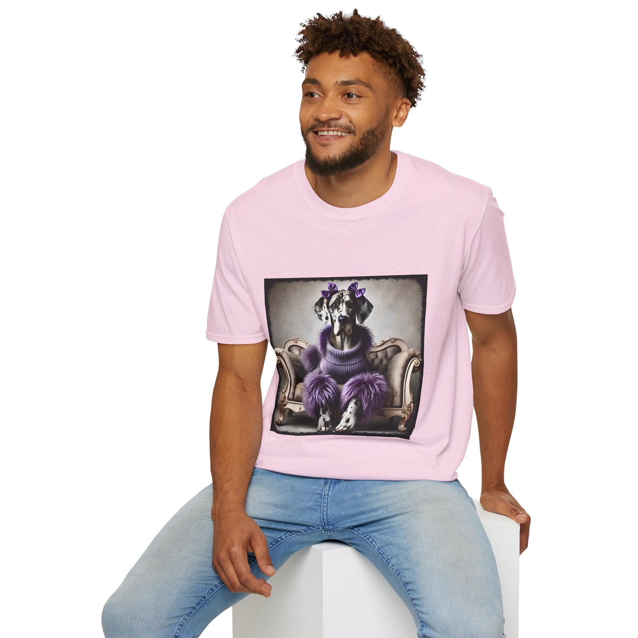 Great Dane Tall Glam | Unisex Dog T-Shirt