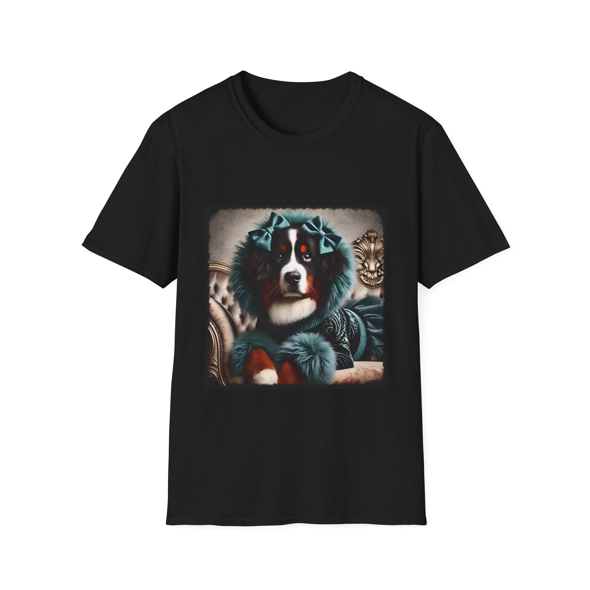 Bernese Mountain Dog Velvet and Fur | Unisex Dog T-Shirt