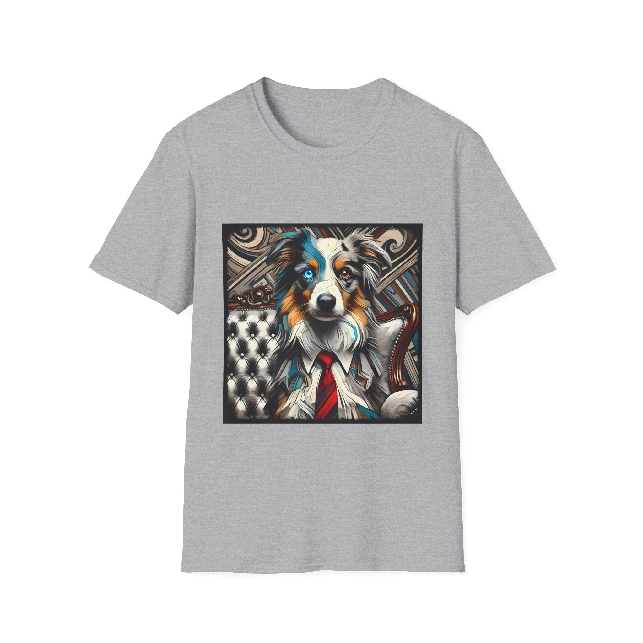 Miniature American Shepherd Bold Gentleman |  Unisex Dog T-Shirt