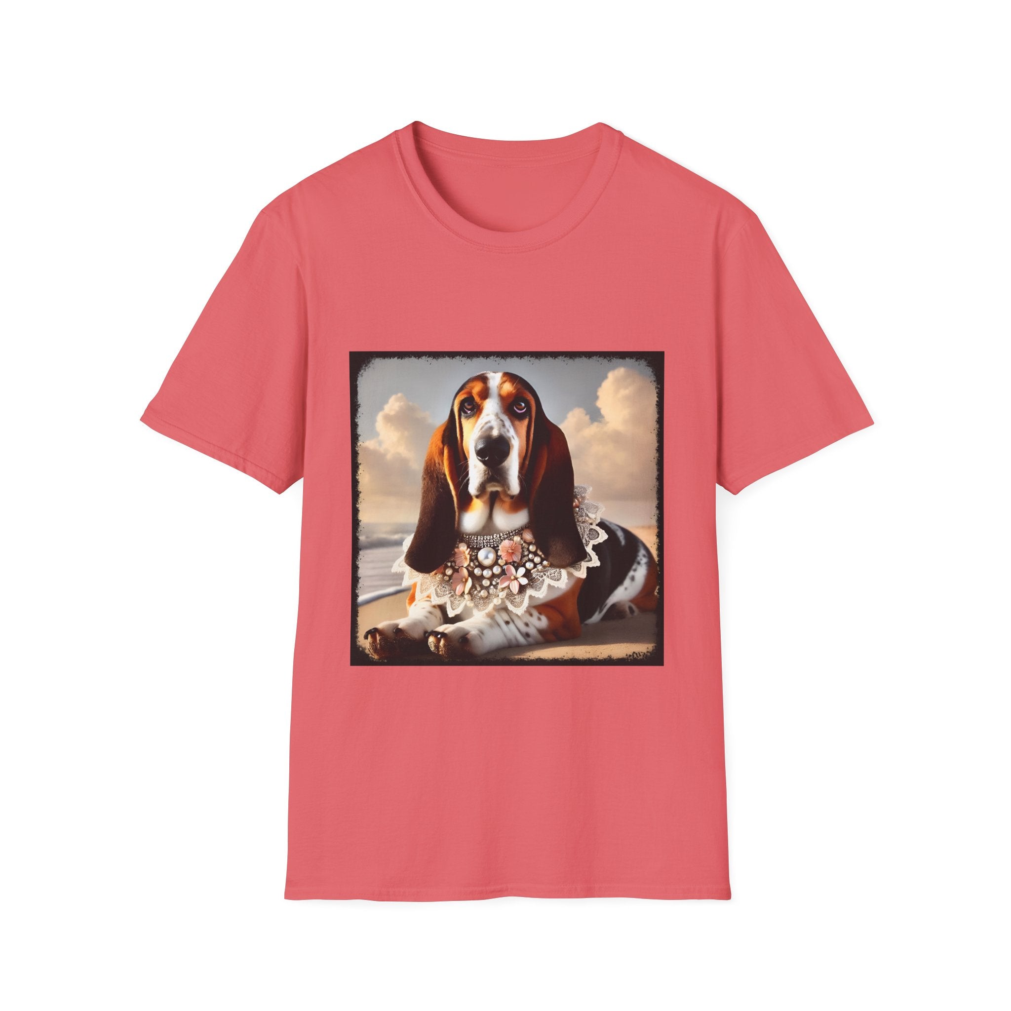 Basset Hound Beach Beauty | Unisex Dog T-Shirt