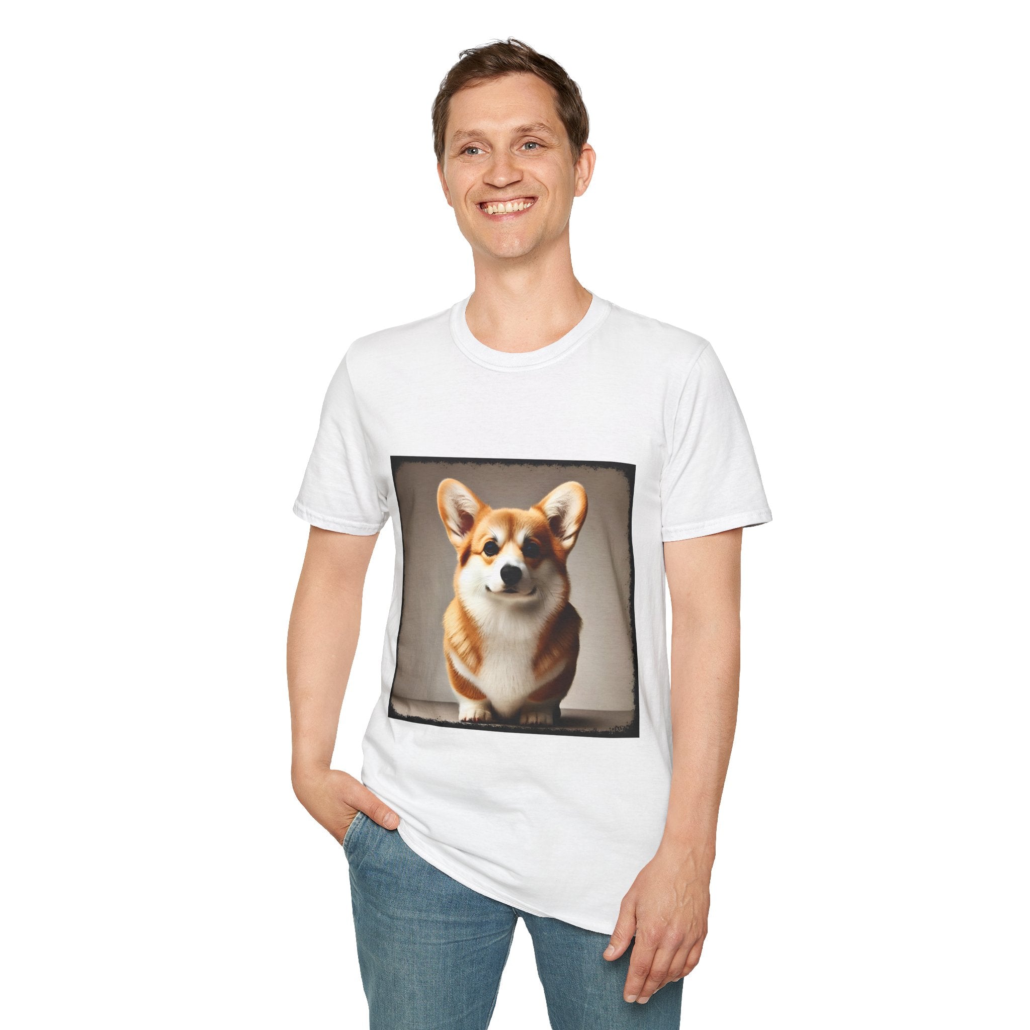 Pembroke Welsh Corgi Poised Pup | Unisex Dog T-Shirt