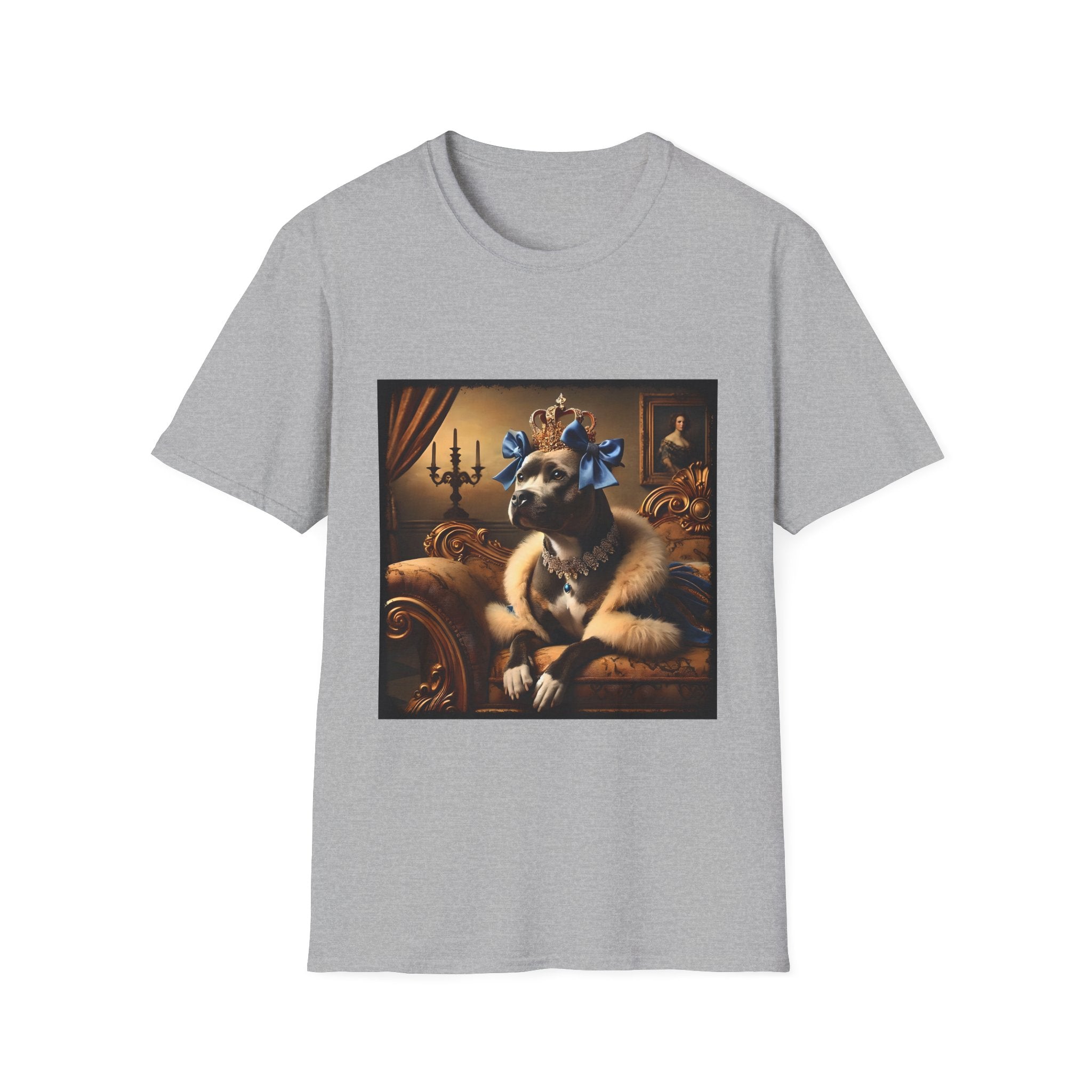 American Pit Bull Terrier Blue Bow Princess | Unisex Dog T-Shirt