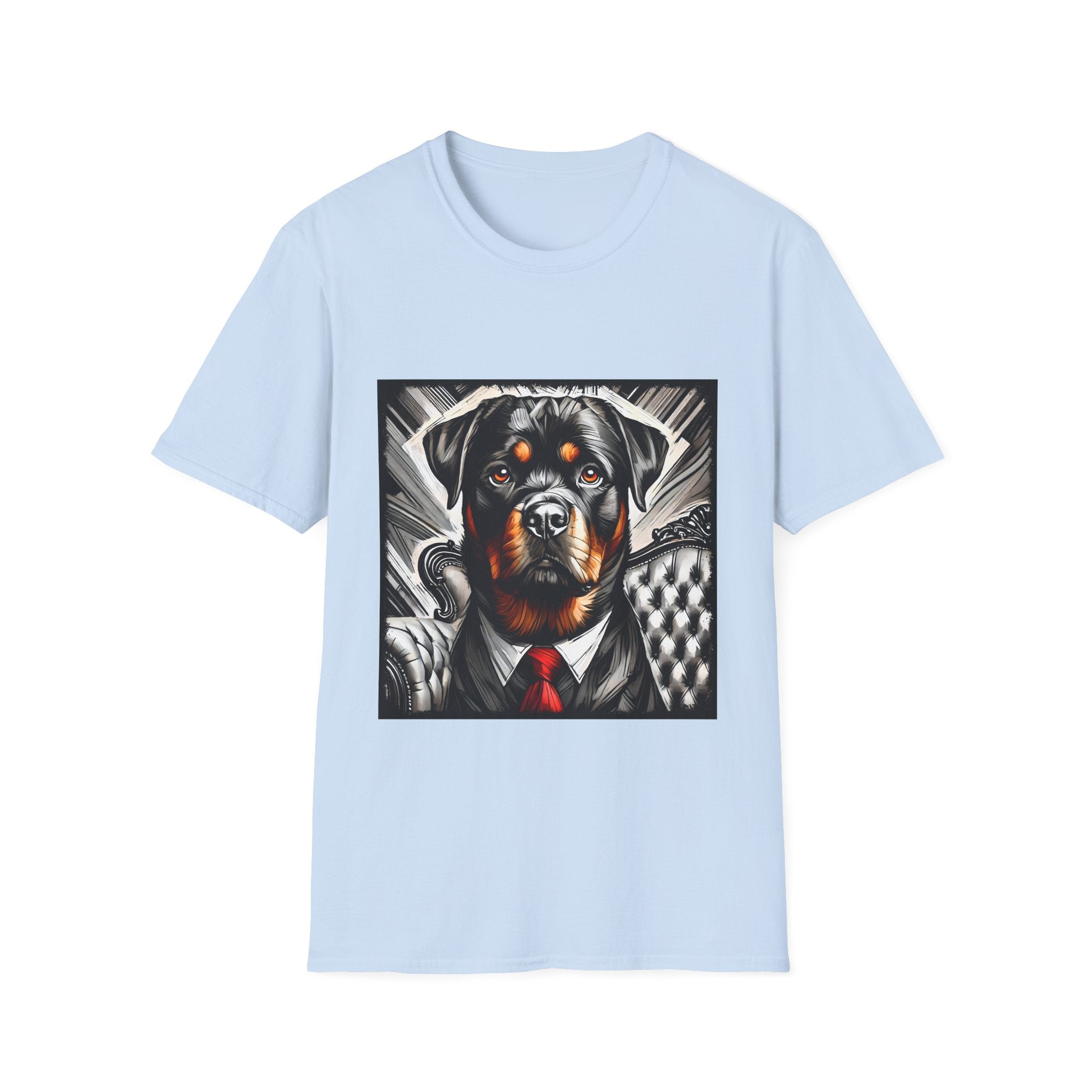 Rottweiler B&W Bold Eyes | Unisex Dog T-Shirt