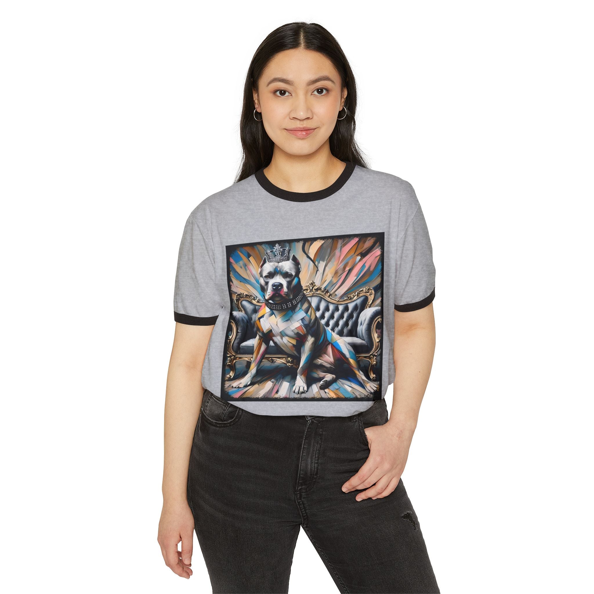 Pitbull Royal Geometric | Unisex Dog T-Shirt