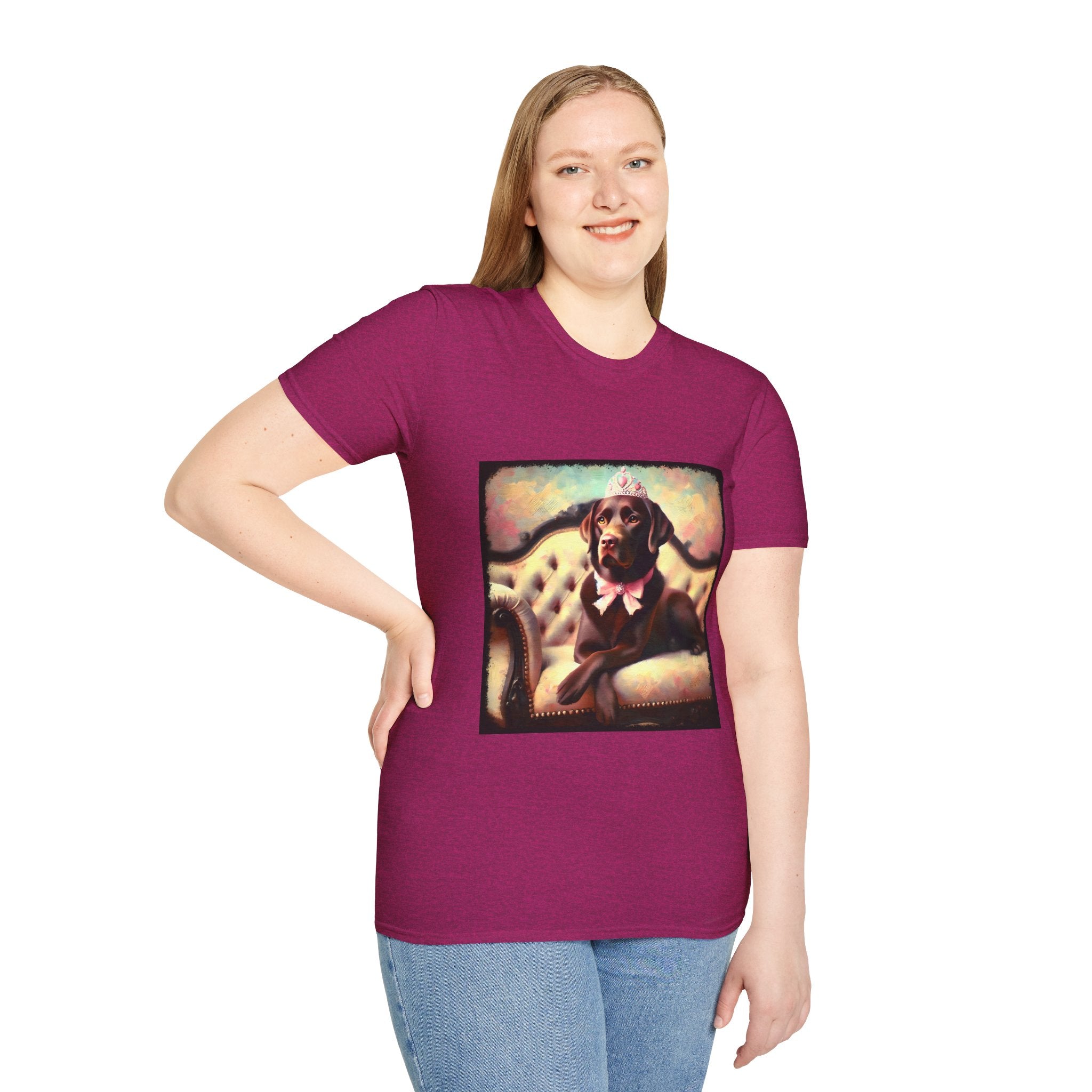 Labrador Retriever Poised Princess Classic | Unisex Dog T-Shirt