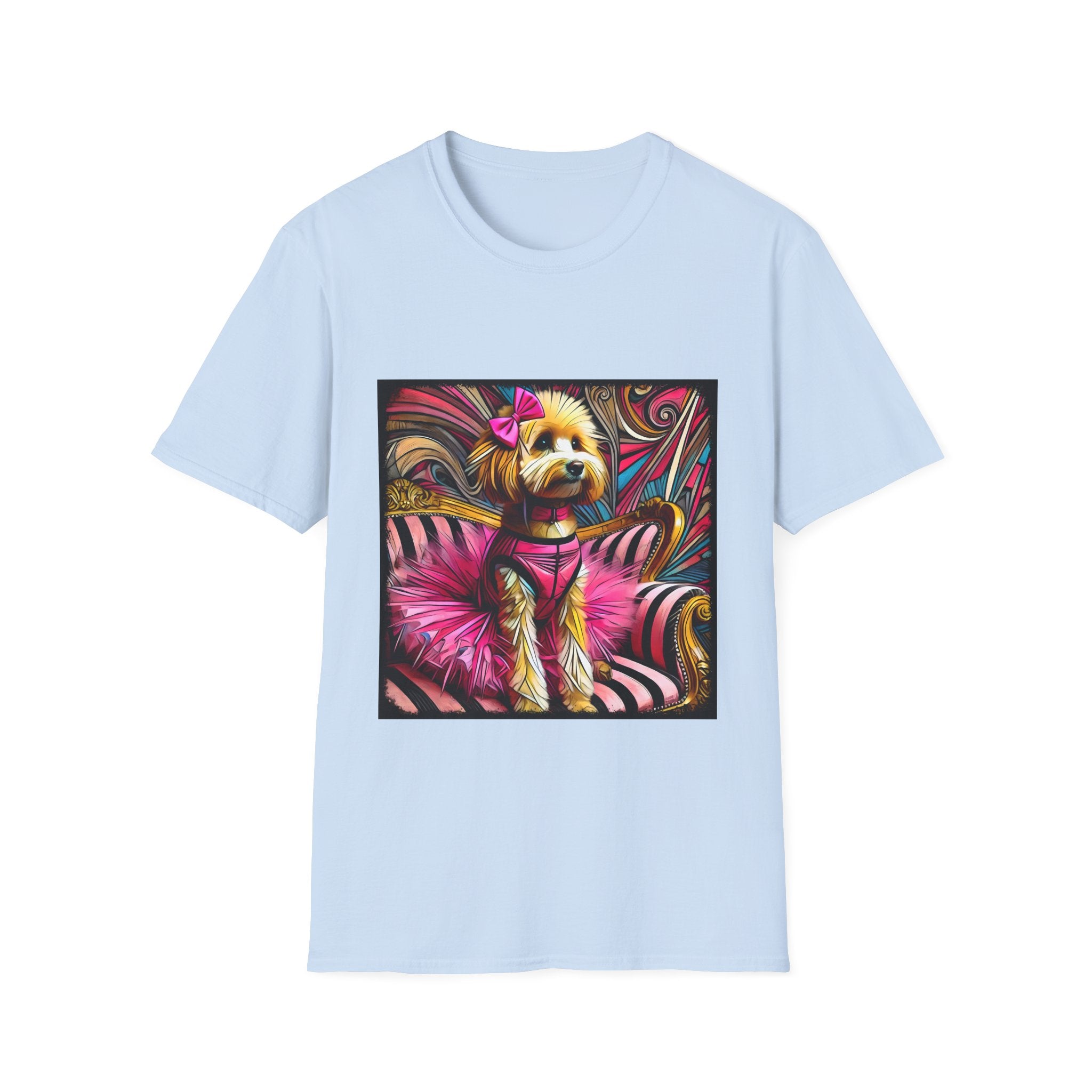 Goldendoodle Pink Rocker | Unisex Dog T-Shirt