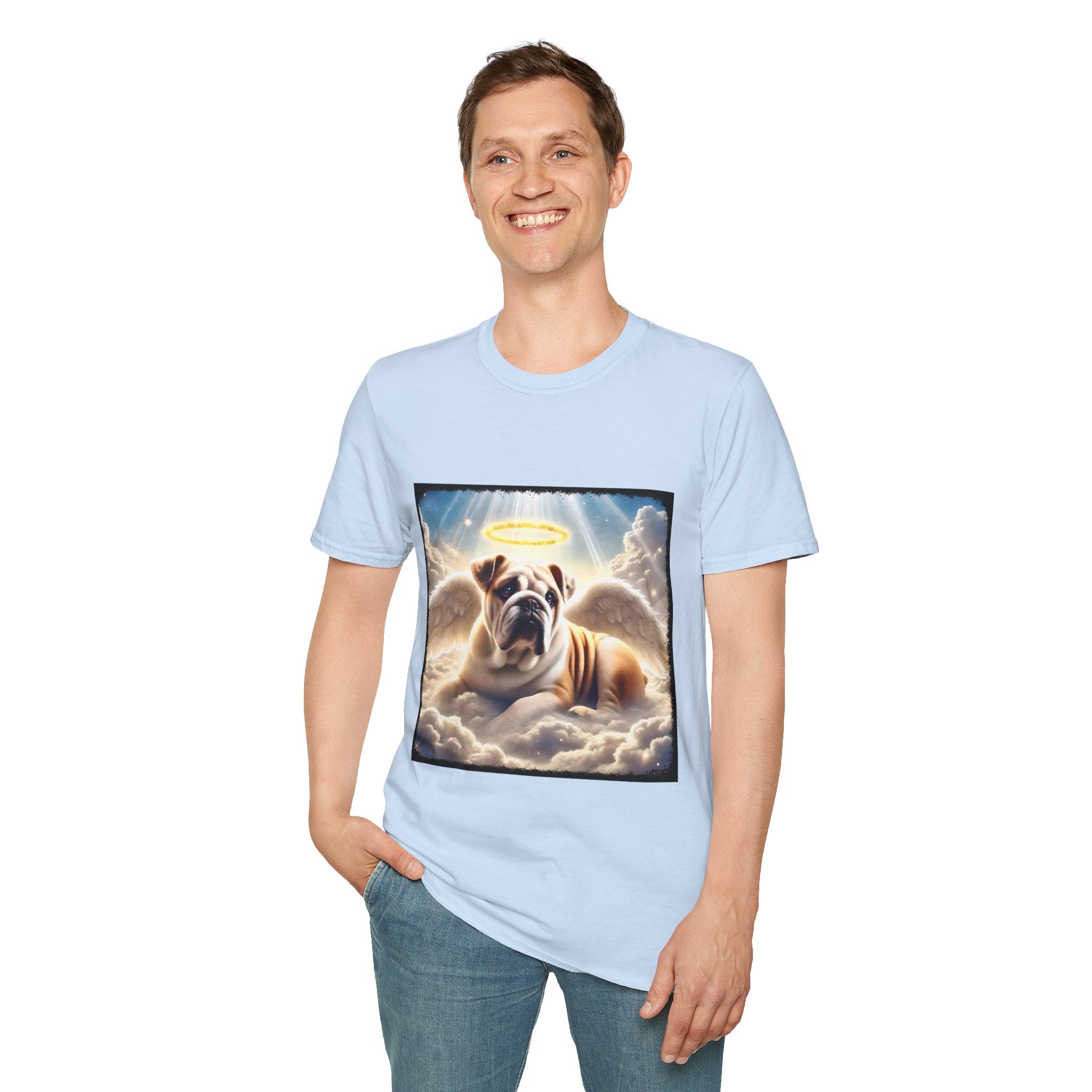 Bulldog Heavenly Angel | Unisex Dog T-Shirt
