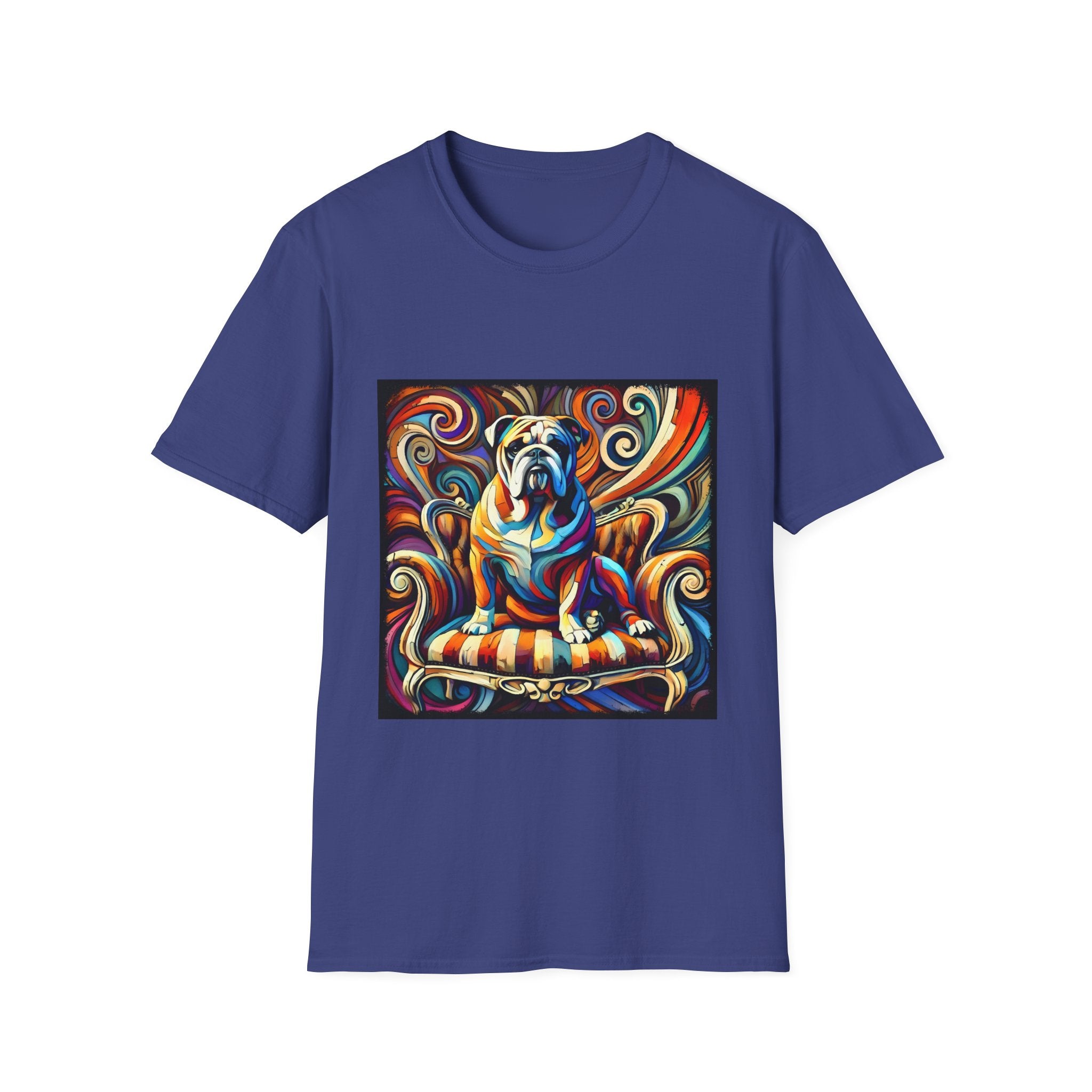Bulldog Bold Swirl | Unisex Dog T-Shirt