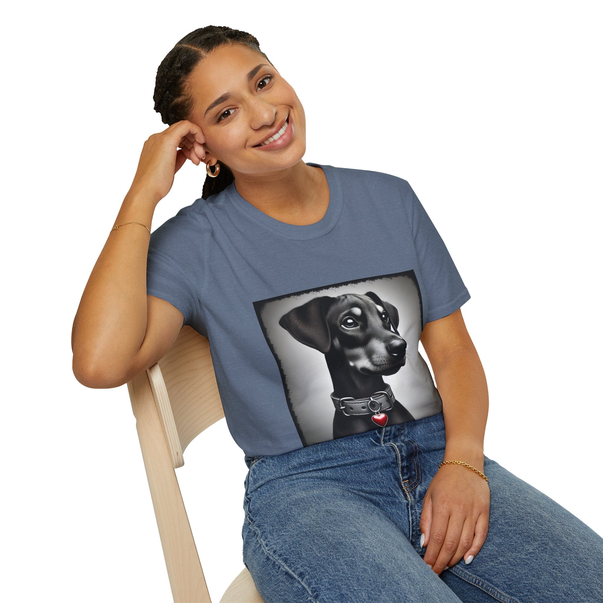 Doberman Pinscher Heart Charmer | Unisex Dog T-Shirt