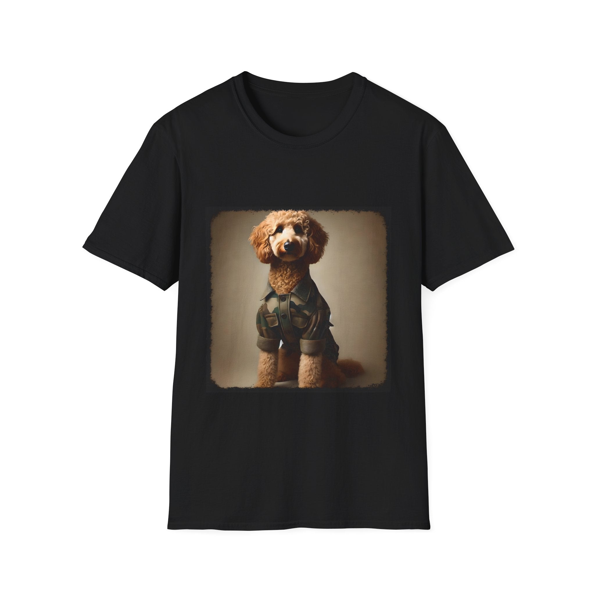 Goldendoodle Green Camo Cutie | Unisex Dog T-Shirt