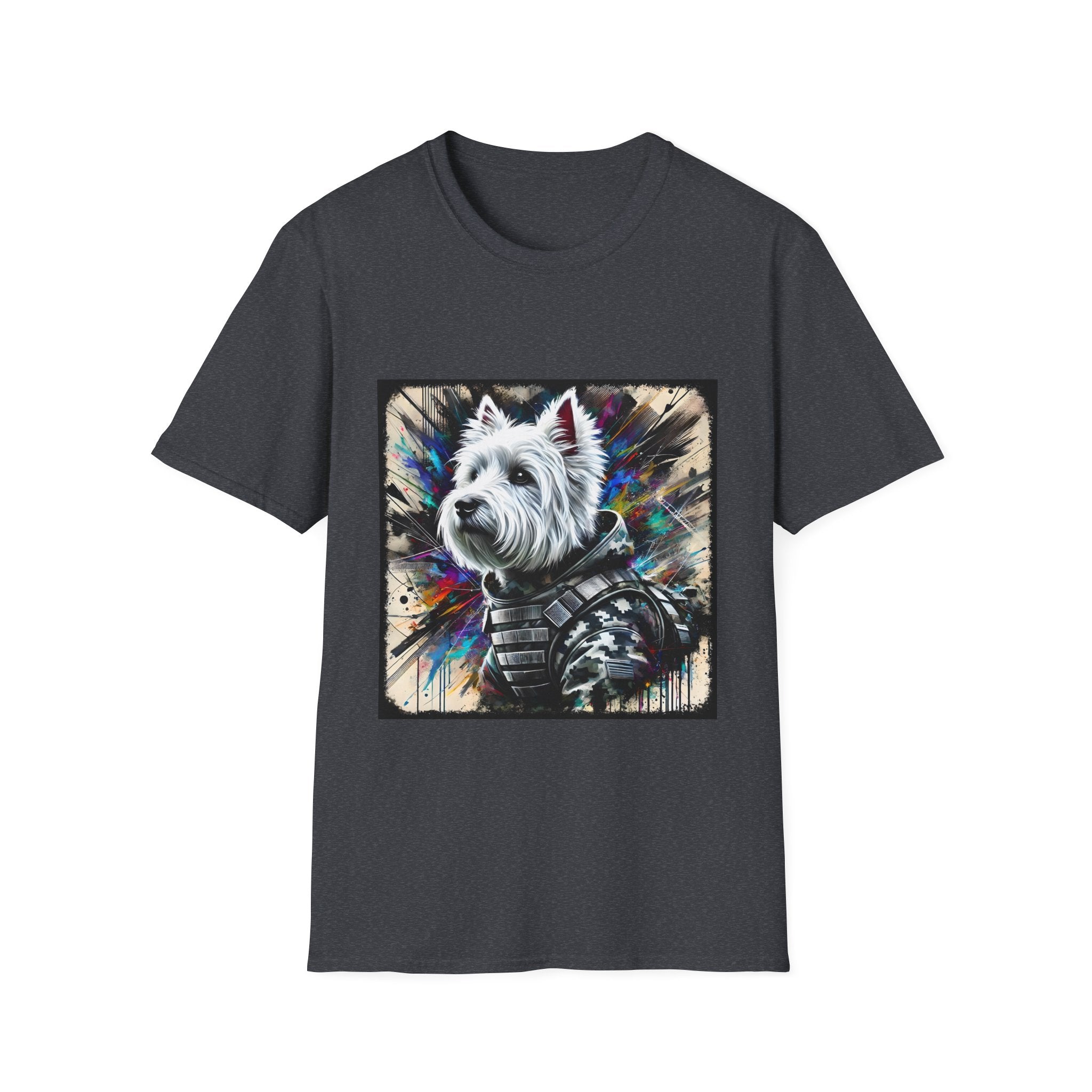 West Highland White Terrier Bold Camo Classic | Unisex Dog T-Shirt