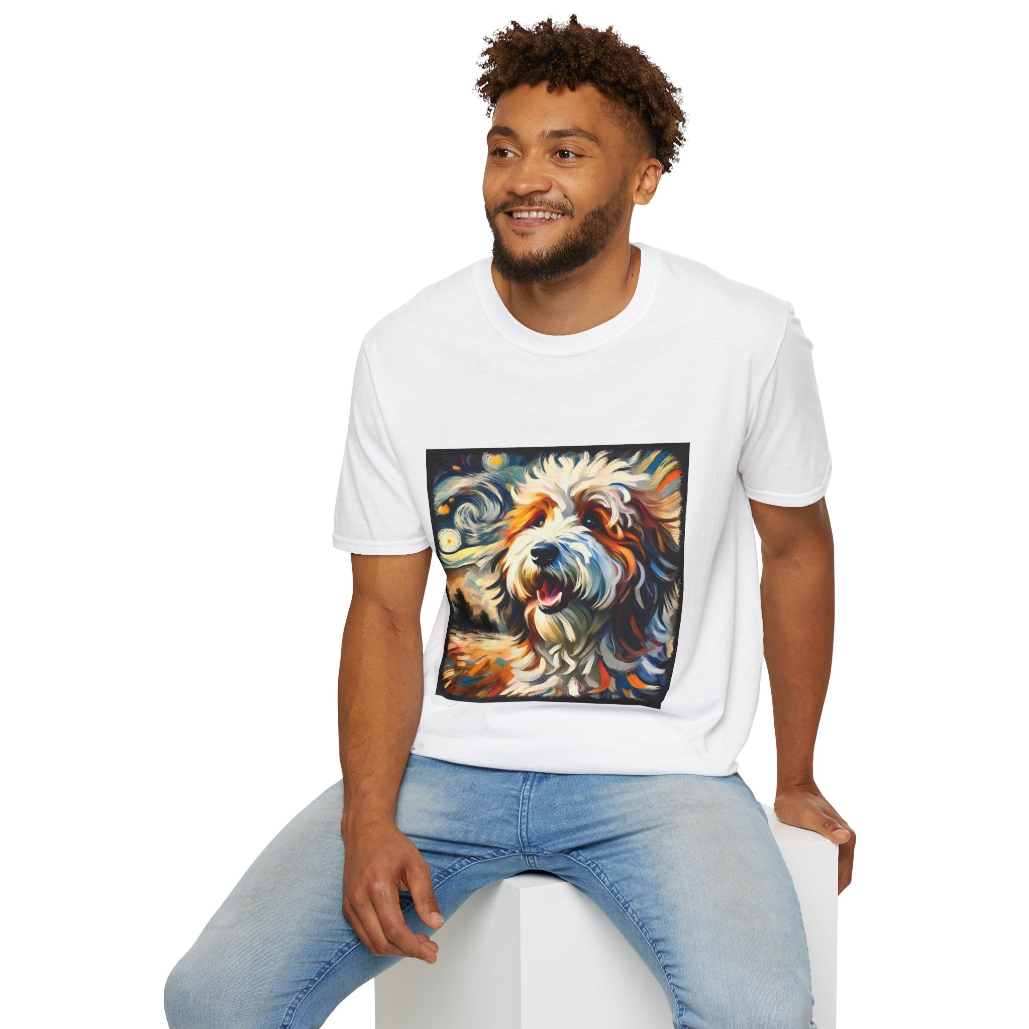 Bernedoodle Vivid Swirl | Unisex Dog T-Shirt
