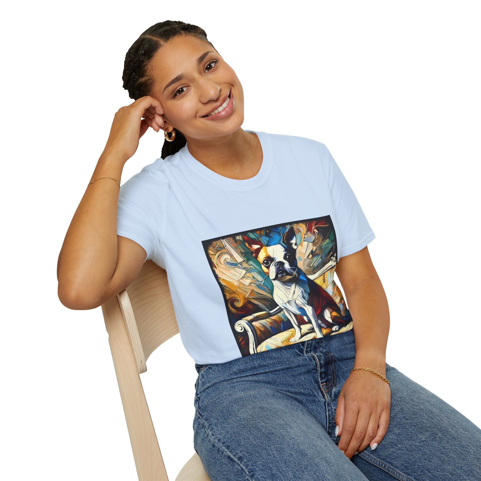 Boston Terrier Warm Classic | Unisex Dog T-Shirt