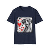 Great Dane Bold Heart Sketch | Unisex Dog T-Shirt