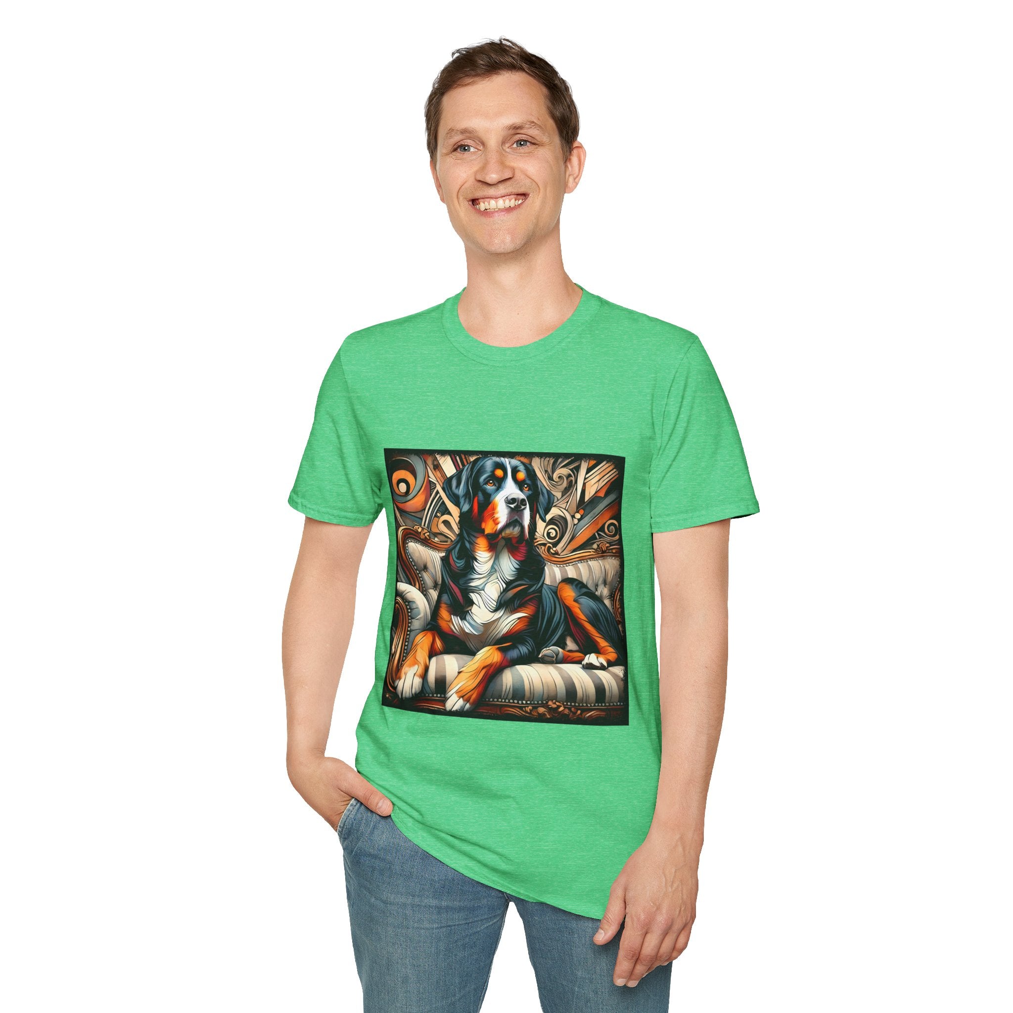 Swiss Mountain Dog Warm Rebel | Unisex Dog T-Shirt