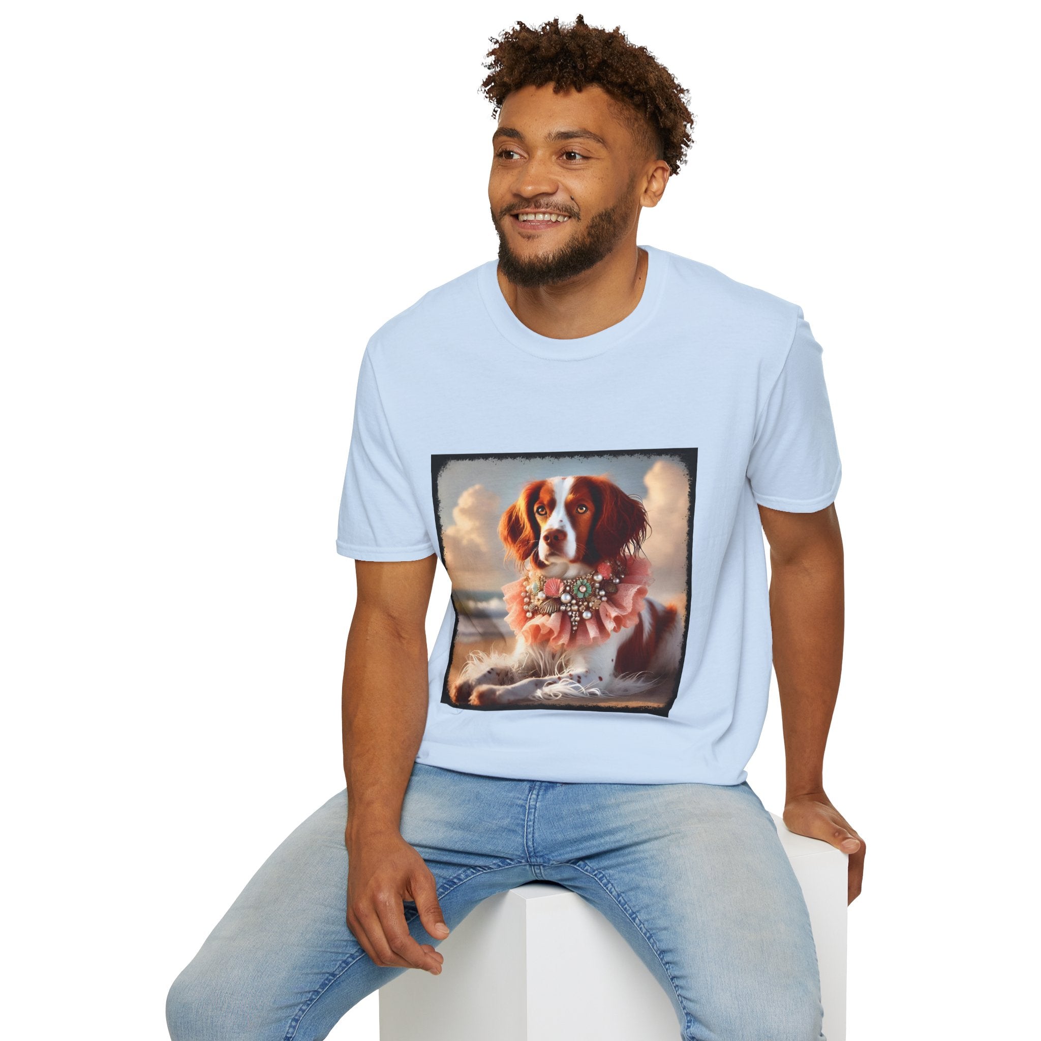 Brittany Beach Beauty | Unisex Dog T-Shirt
