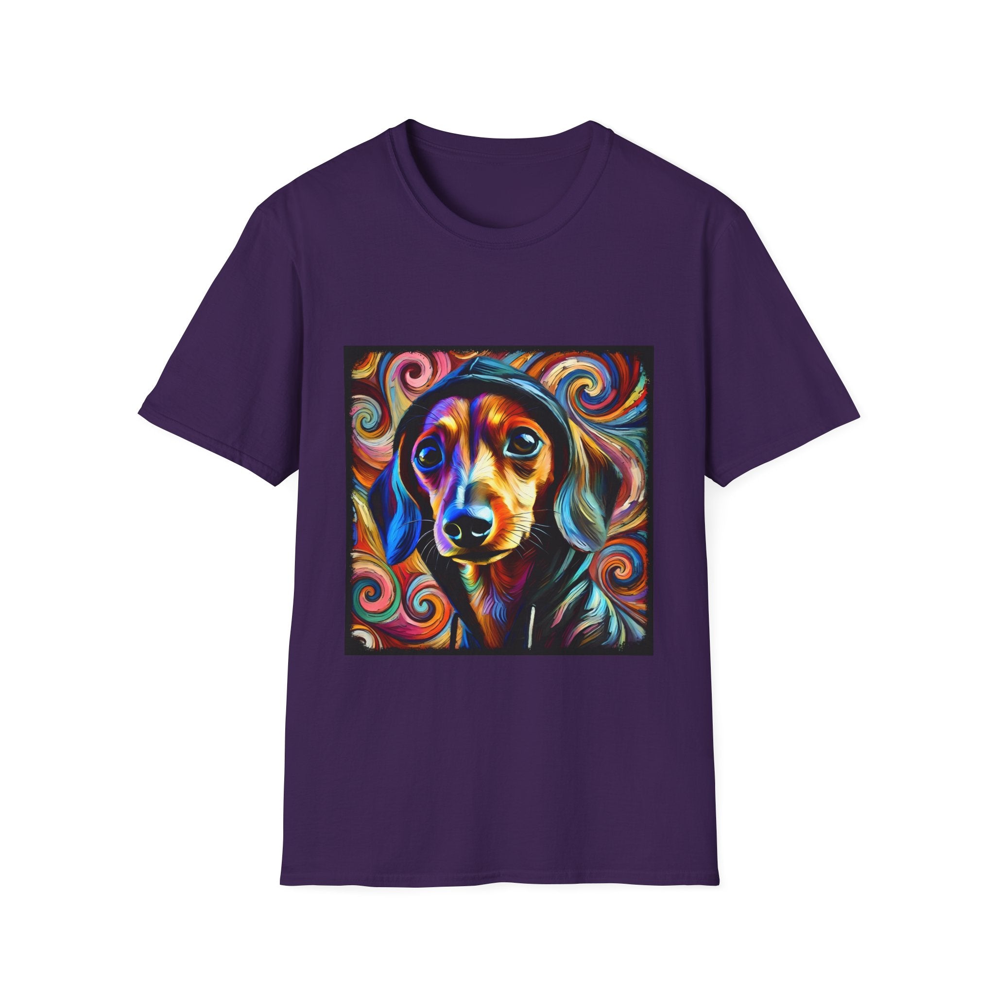 Dachshund Relaxed Swirl | Unisex Dog T-Shirt
