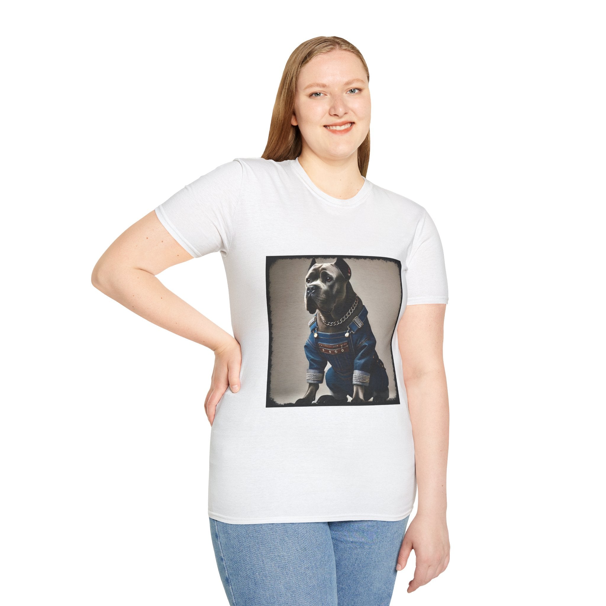 Cane Corso Denim & Diamonds | Unisex Dog T-Shirt