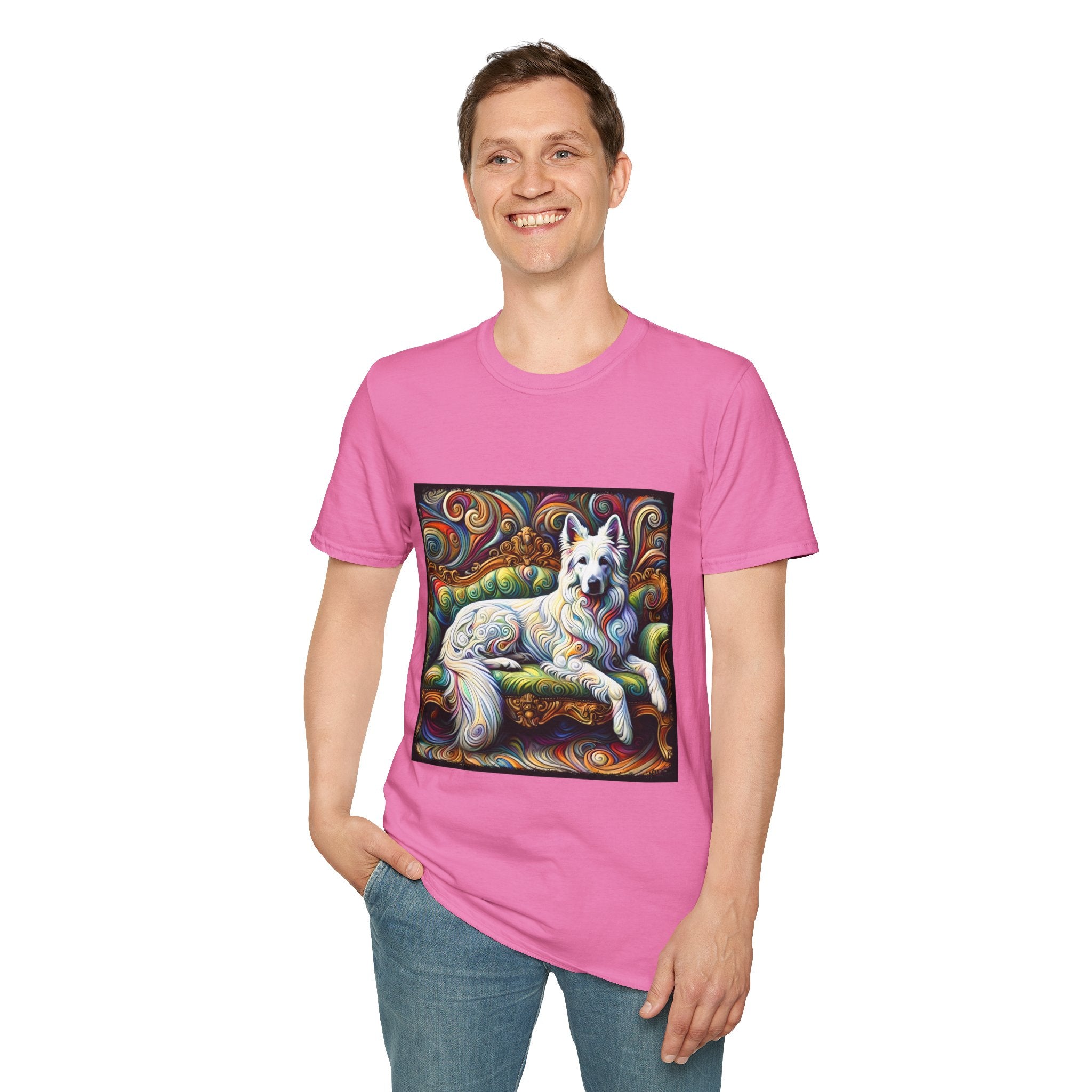 German Shepherd Intense Swirl | Unisex Dog T-Shirt
