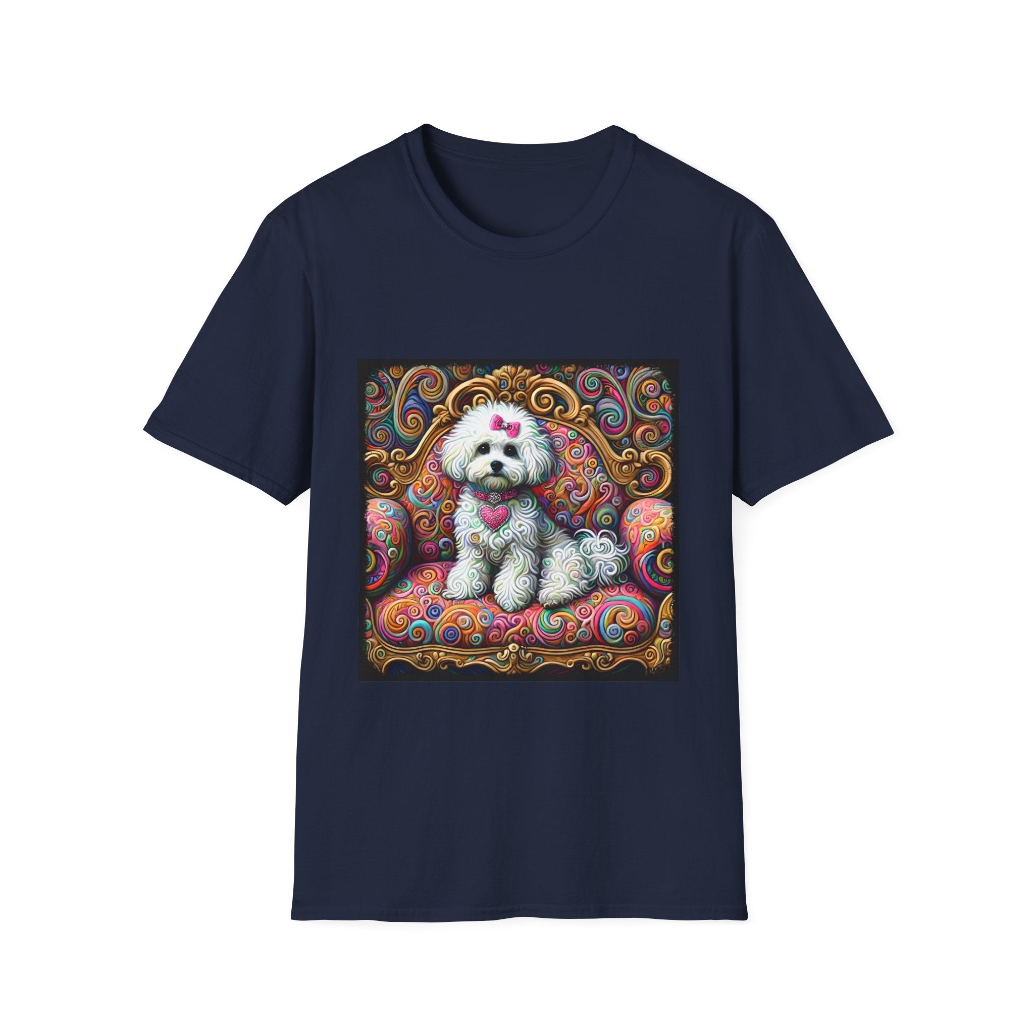 Bichon Frise Love Swirl | Unisex Dog T-Shirt