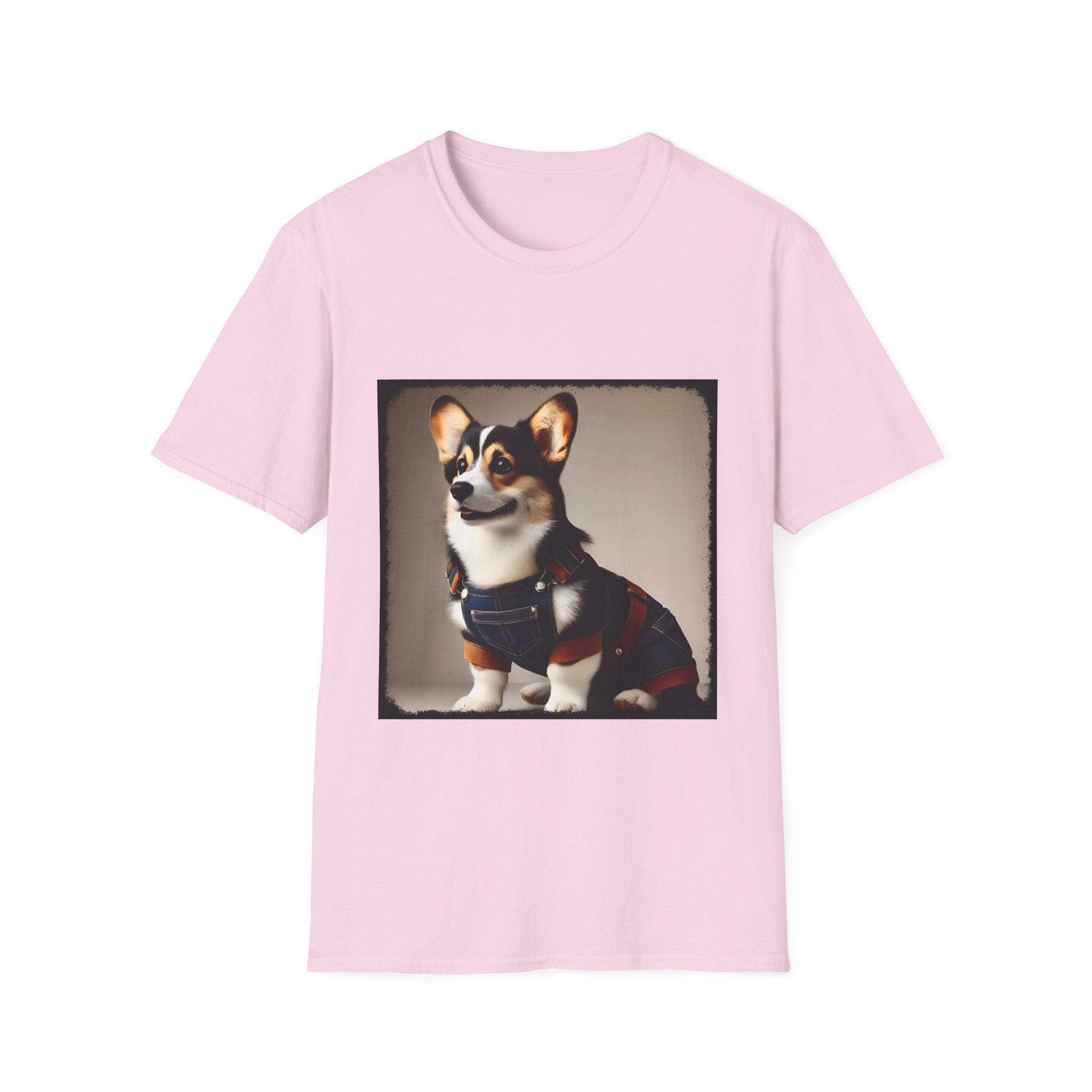 Pembroke Welsh Corgi Denim Dude | Unisex Dog T-Shirt