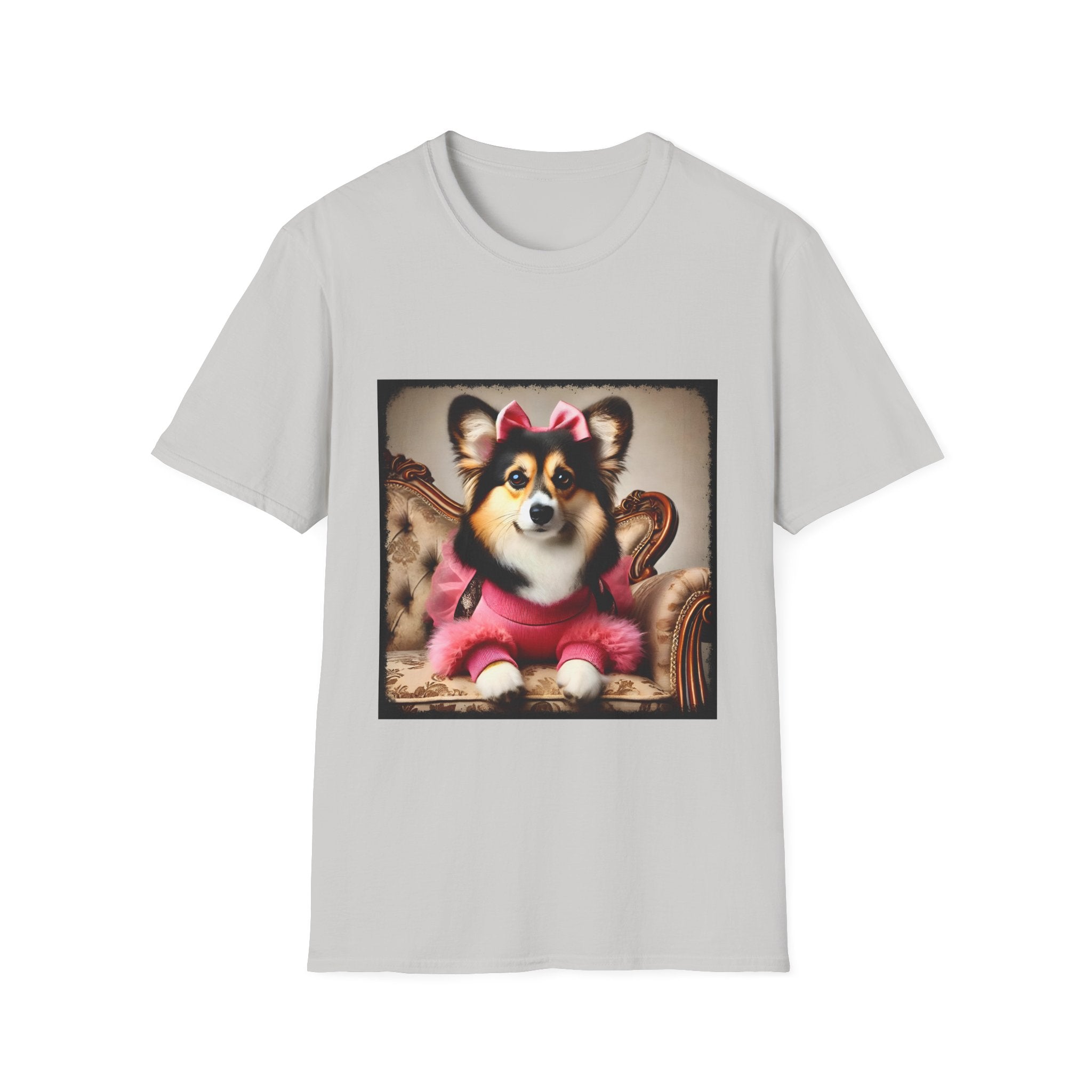 Pembroke Welsh Corgi Pink Luxe | Unisex Dog T-Shirt