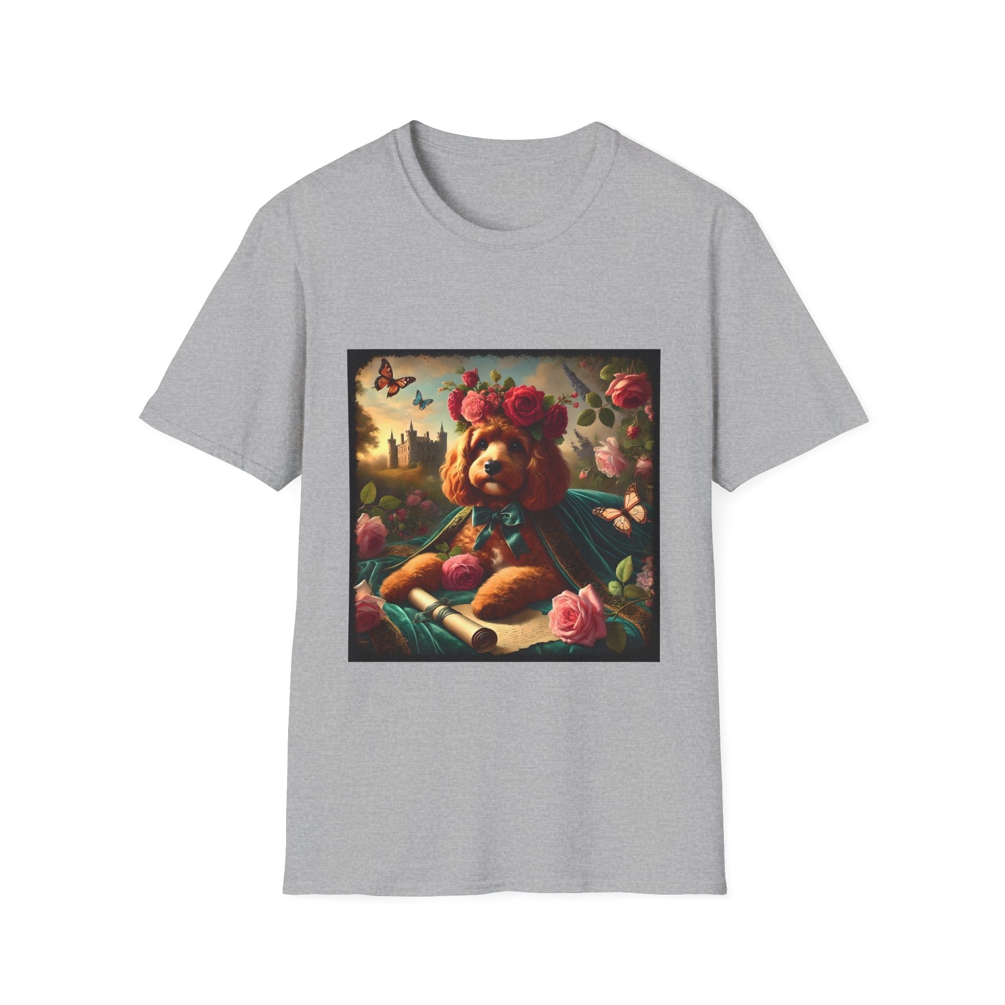 Cavapoo Botanical Beauty | Unisex Dog T-Shirt