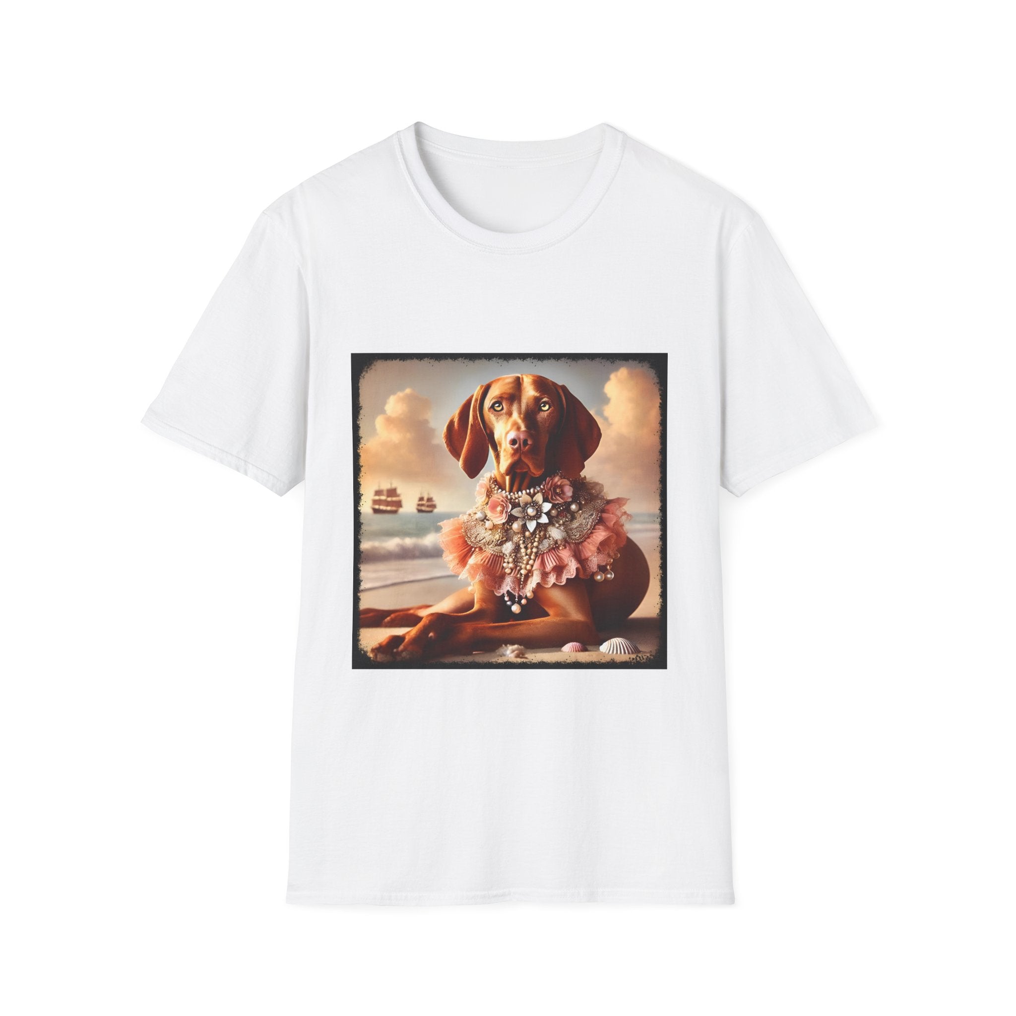 Vizsla Beach Beauty | Unisex Dog T-Shirt