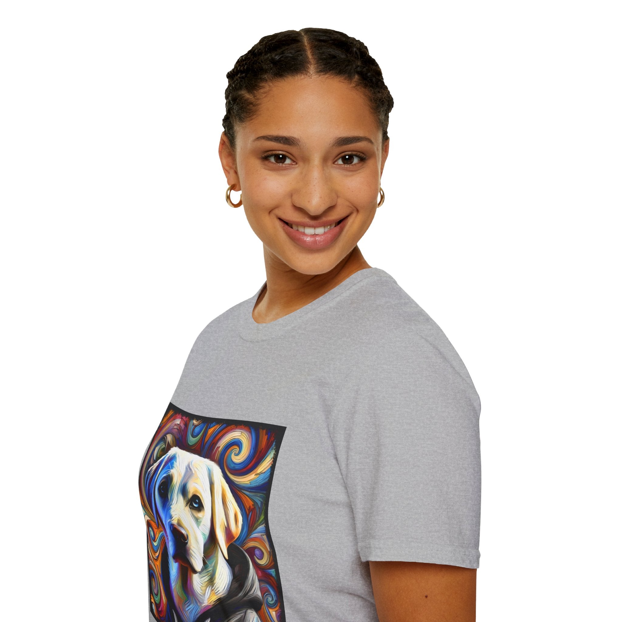 Labrador Retriever Relaxed Swirl | Unisex Dog T-Shirt