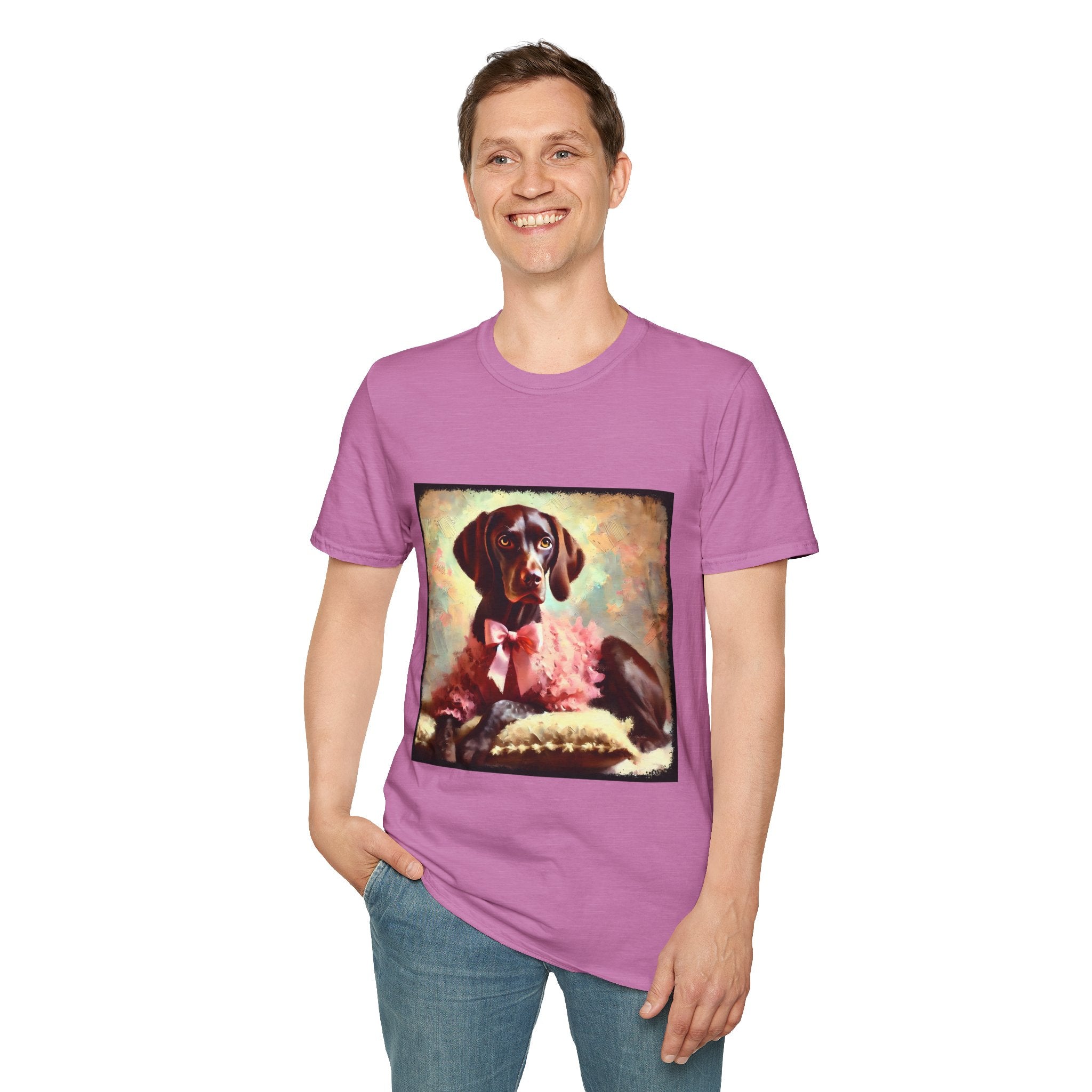 German Shorthaired Pointer Poised Classic | Unisex Dog T-Shirt