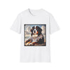 Bernese Mountain Dog Beach Belle | Unisex Dog T-Shirt