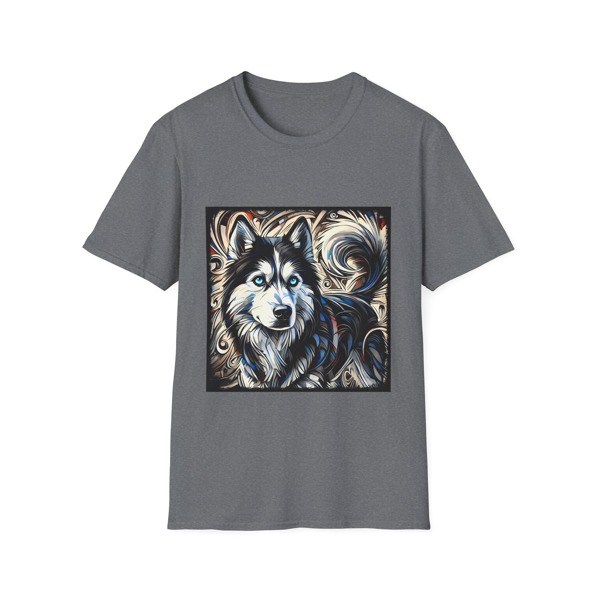 Siberian Husky Ice Swirl | Unisex Dog T-Shirt